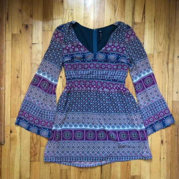 Design Lab Lord & Taylor Dresses & Skirts - Design Lab Lord and Taylor Purple boho dress S